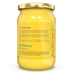 Natural A2 Gir Cow Ghee By Nature | Rich In Nutrients & Protein Fiber Healthy Cow Ghee Good For Cooking | (500ml) 16.9 Ounce | Jar Pack