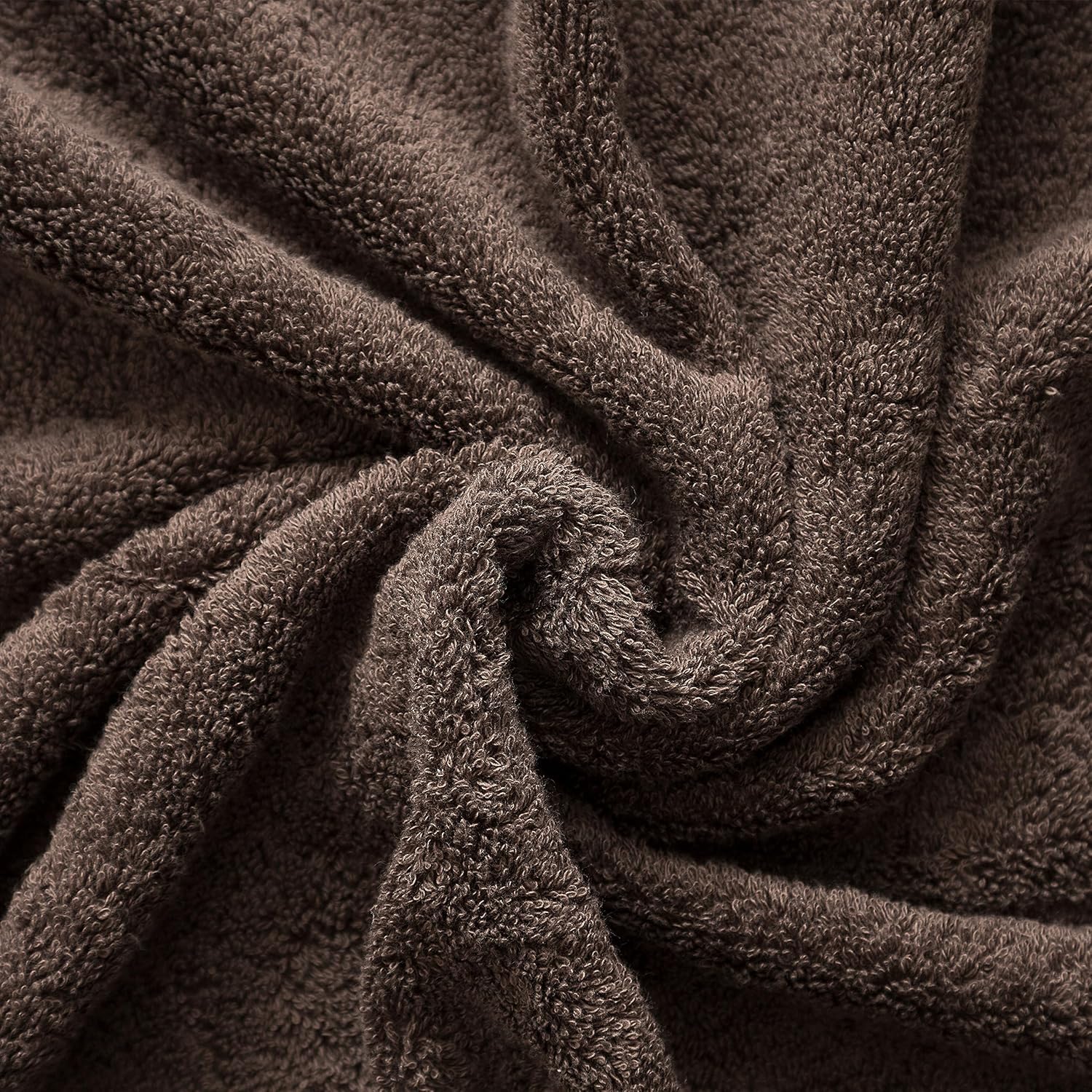 Tiqh 100% Organic Cotton Bath Towel 500 Gsm | Highly Absorbent & Quick Dry Extra Large Bath, Beach Towel Jumbo Bath Sheet Oversized Bath Towel (Brown)
