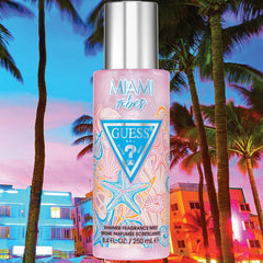 Guess Miami Vibes Shimmer Fragrance Fresh Body Mist For Women 250ml 8.4 Fl.oz.| Long Lasting