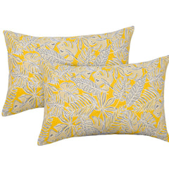 Blue & Yellow King Size Bedsheet With 2 Pillow Covers - 108 X 108 Inches | Cotton Bed Sheets Are Easy To Wash And Maintain At Home