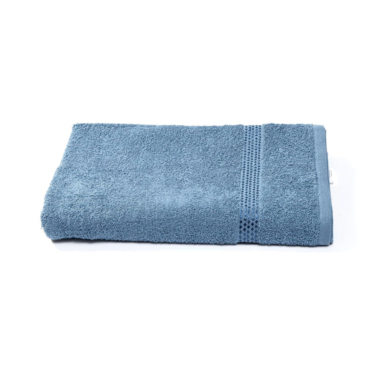Akiko Home 100% Cotton Trident Series Bath Towels | Premium, Soft, Absorbent, Quick Dry & Durable, Large Size Towel For Men & Women 400 Gsm (Blue)