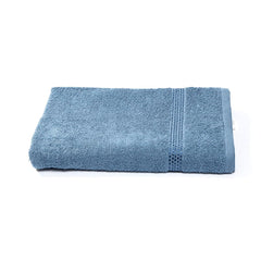 Akiko Home 100% Cotton Trident Series Bath Towels | Premium, Soft, Absorbent, Quick Dry & Durable, Large Size Towel For Men & Women 400 Gsm (Blue)
