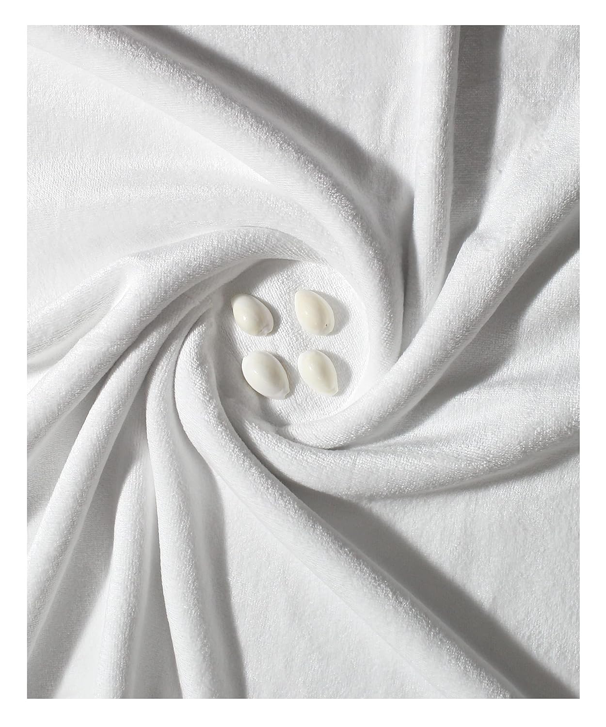 U & U Unique Utilities Microfiber Bath Towels Large Size 400 Gsm | Bath Towel For Men & Women | Soft, Ultra Absorbent & Quick-Dry Towels For Bathing (White)