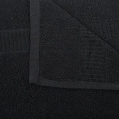 Kuber Industries Cotton Bath Towels 500 Gsm | Super Soft, Fluffy & Absorbent, Cotton Bath Towel Perfect For Daily Use - Black (Pack Of 1)