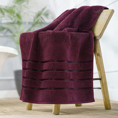 Dryhug Premium Cotton Extra Large Bath Towel 500 Gsm | Soft Luxury Bath Towel (Maroon)