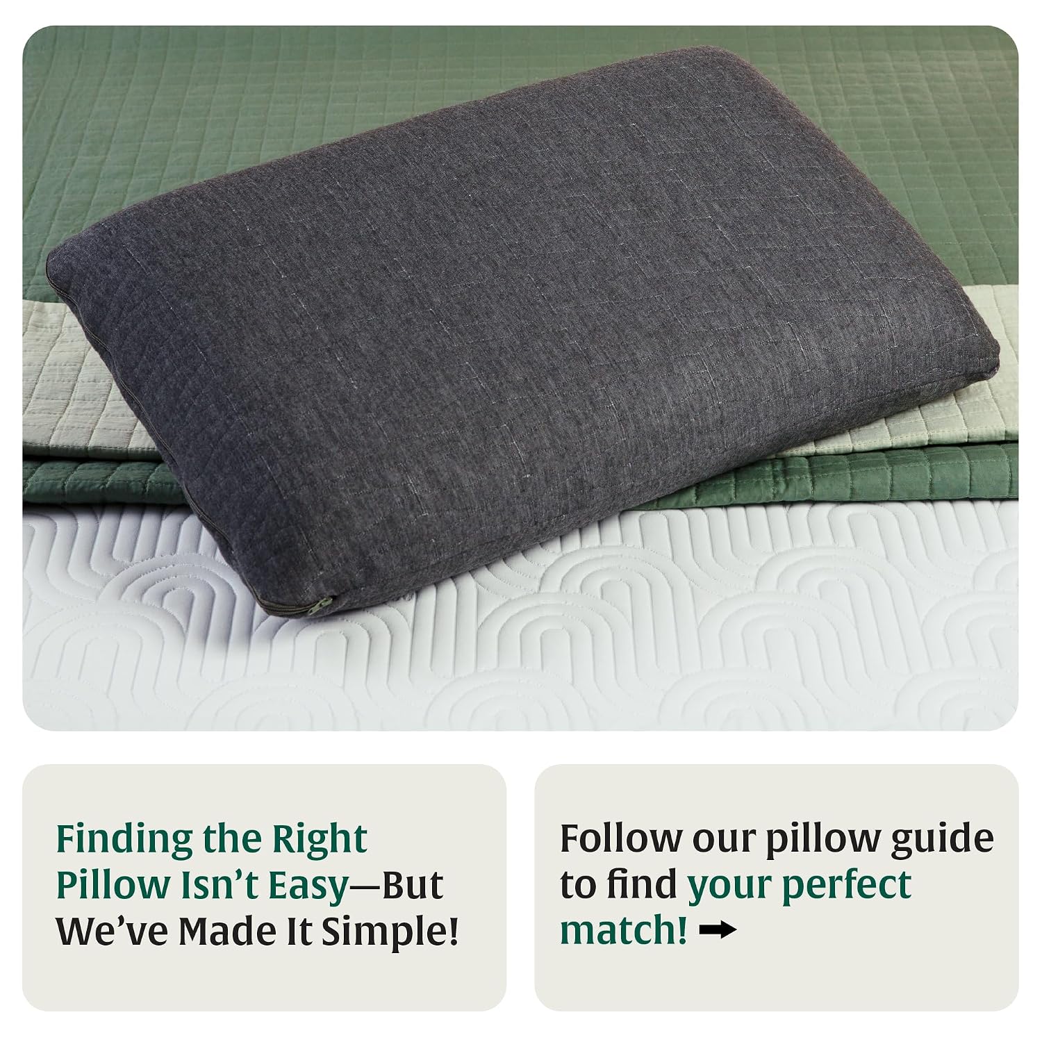 Memory Foam Pillow For Neck & Shoulder Pain Relief - Standard Size - 4 Inch | Cervical Pillow For Sleeping - Orthopedic Bed Pillow For Back, Side & Stomach Sleepers, Medium Firm - Pack Of 2