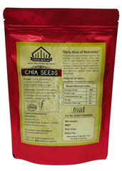 Seed House Premium Chia Seeds Rich In Omega 3 & Fibre Chia Seeds For Weight Loss Supports Skin Health & Digestive System | 500gm 1.1lbs