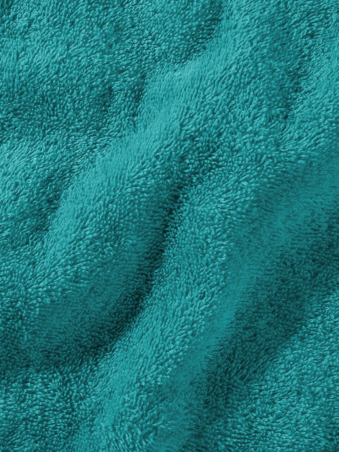 Himeya 100% Cotton Large Size Hand Towels 400 Gsm (Turquoise Green) - 2 Piece