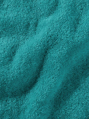 Himeya 100% Cotton Large Size Hand Towels 400 Gsm (Turquoise Green) - 2 Piece