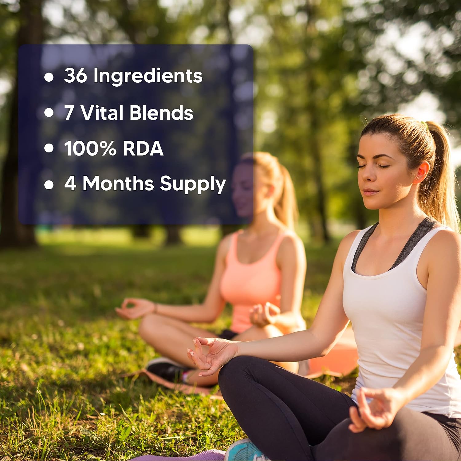 Simply Earth Multivitamin For Men & Women | With 7 Vital Blends & 36 Nutrients , Probiotics Vitamin C, Zinc & Biotin | 120 Tablets , 200gm 0.4lbs