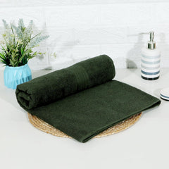 RD Trend 100% Cotton Bath Towels 500 Gsm | Soft & Absorbent Bath Towel For Men, Women Urban Comfort (Green)