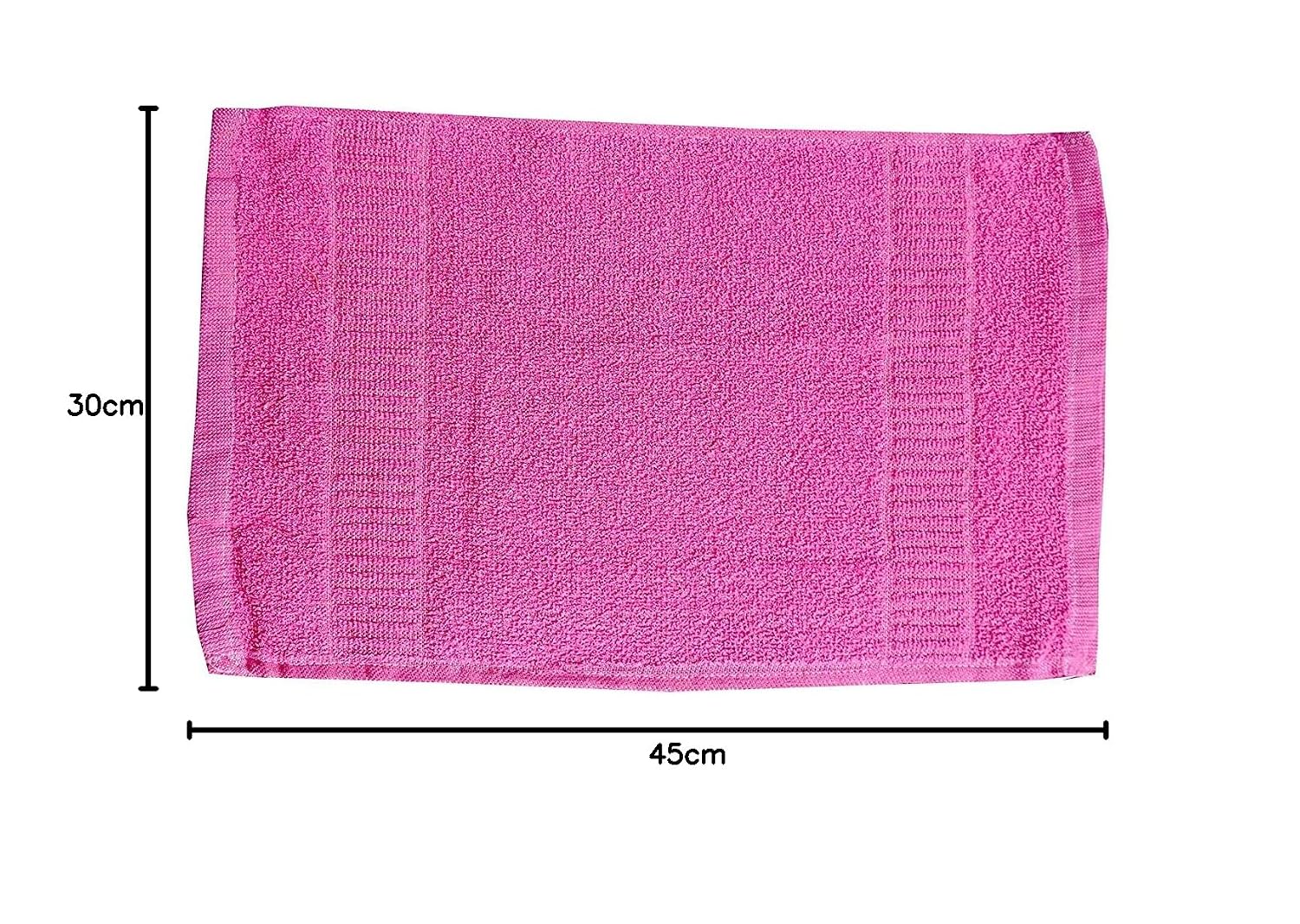 N G Products 100% Cotton Soft & Super Absorbent, Antibacterial Hand Towel 720 Gsm (Multicolor)- Pack Of 6