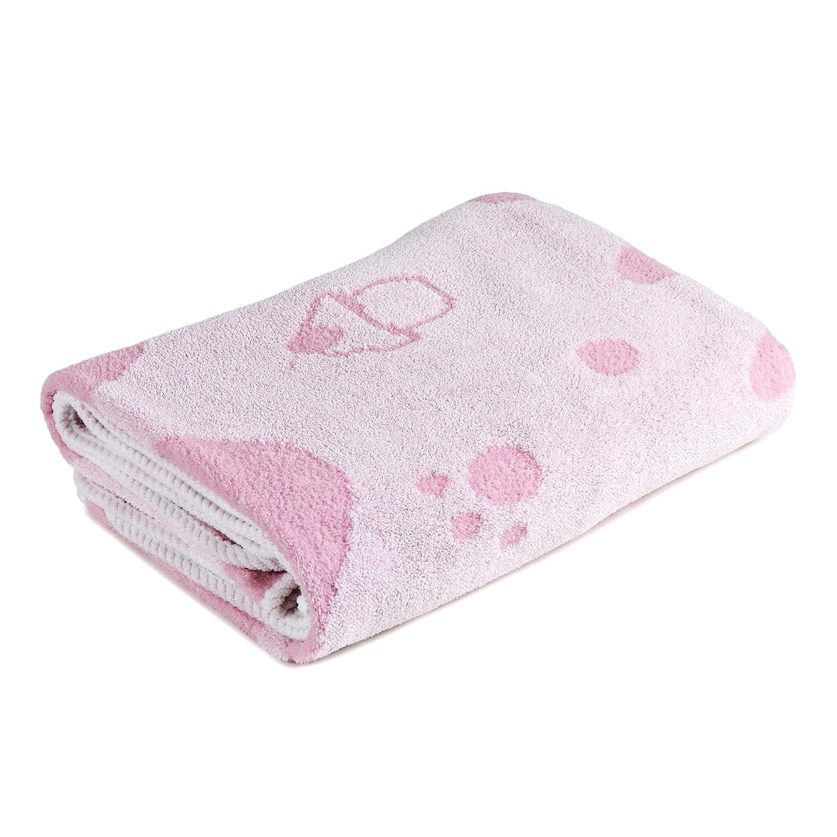 Enrich Homes Bath Towels 550 Gsm | For Women Large Size Absorbent Microfiber Bath Towel 2x Softer Than Cotton Towels (Light Pink)