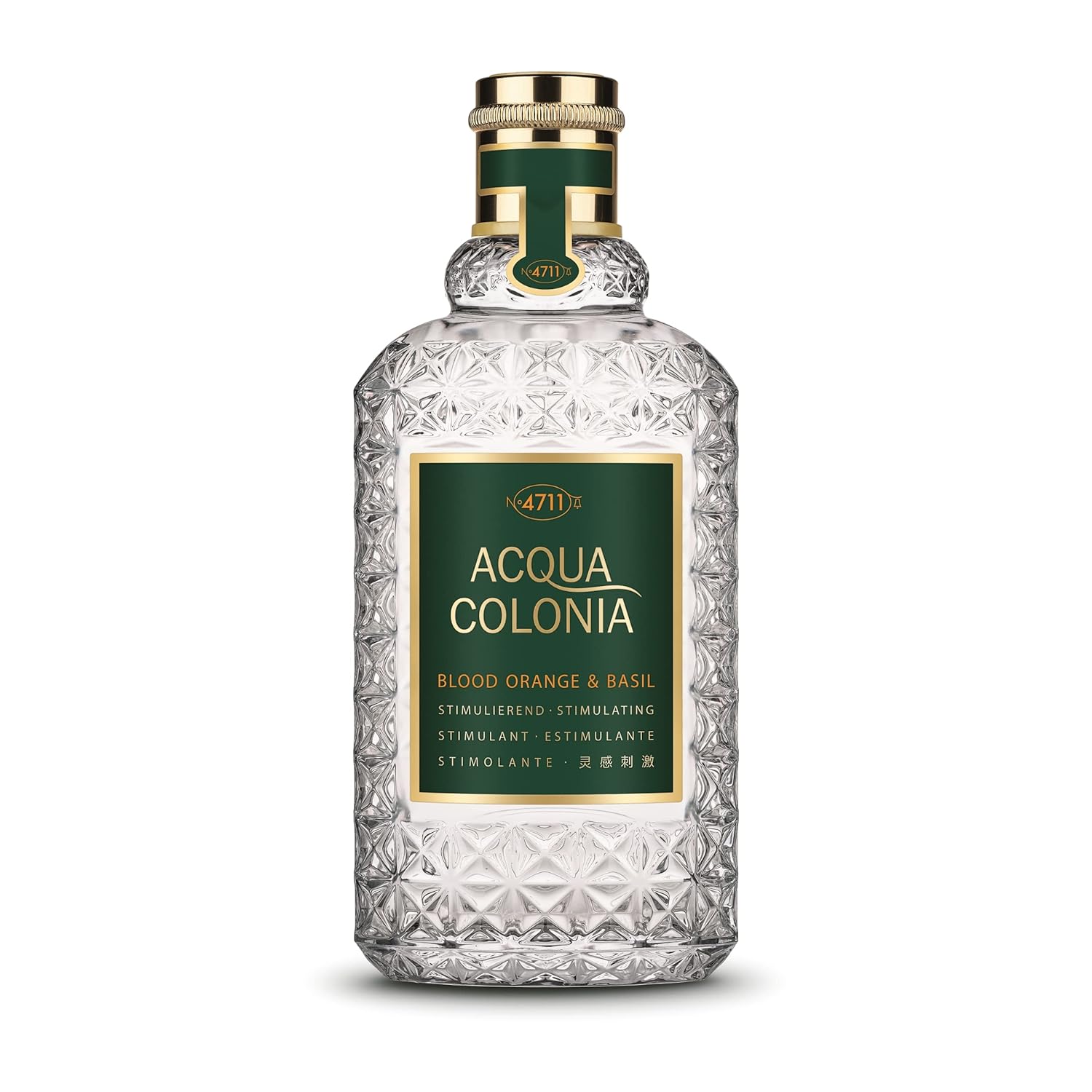 4711 Acqua Colonia Blood Orange & Basil Eau De Cologne 170ml 5.7 Fl.oz. | Long Lasting Fragrance For Men & Women