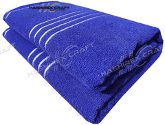 Hashirex Craft Men'S Pure Xxxl Cotton Bath Towel 650 Gsm (Blue)