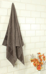 Fash Home International Bath Towel 500 Gsm | Ultra Soft, Highly Absorbent, Quick Dry, Plush & Durable Cotton Bath Towel (Grey)