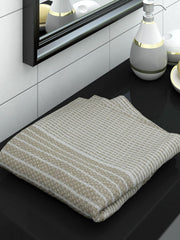 Athom Living Premium Cotton Light Weight Quick-Dry High Absorbent Cotton Bath 250 Gsm, (Towel Beige)