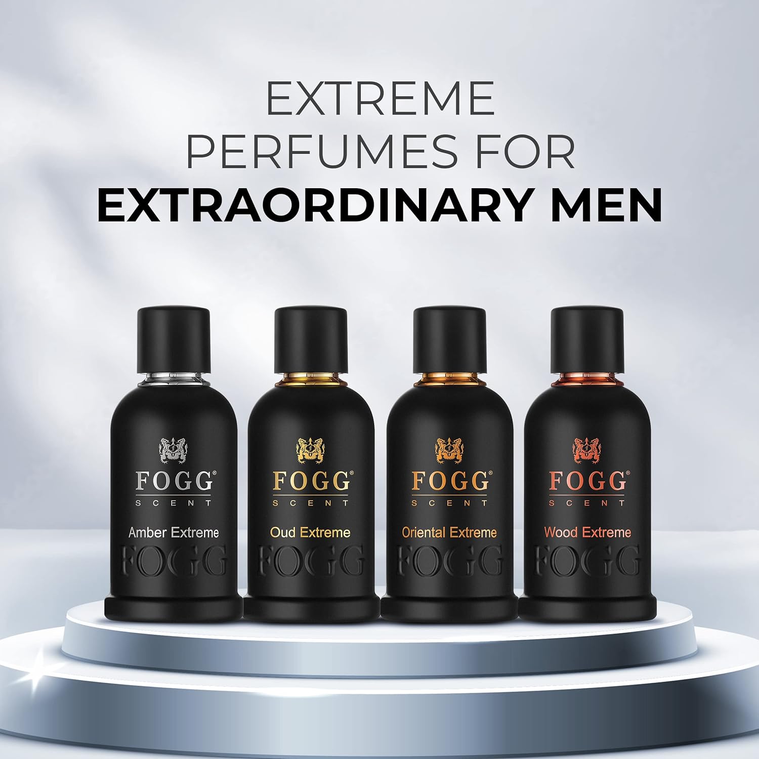 Fogg Scent Amber Extreme Eau De Parfum For Men 100 Ml 3.4 Fl.oz. | Long-lasting, Fresh & Powerful Fragrance