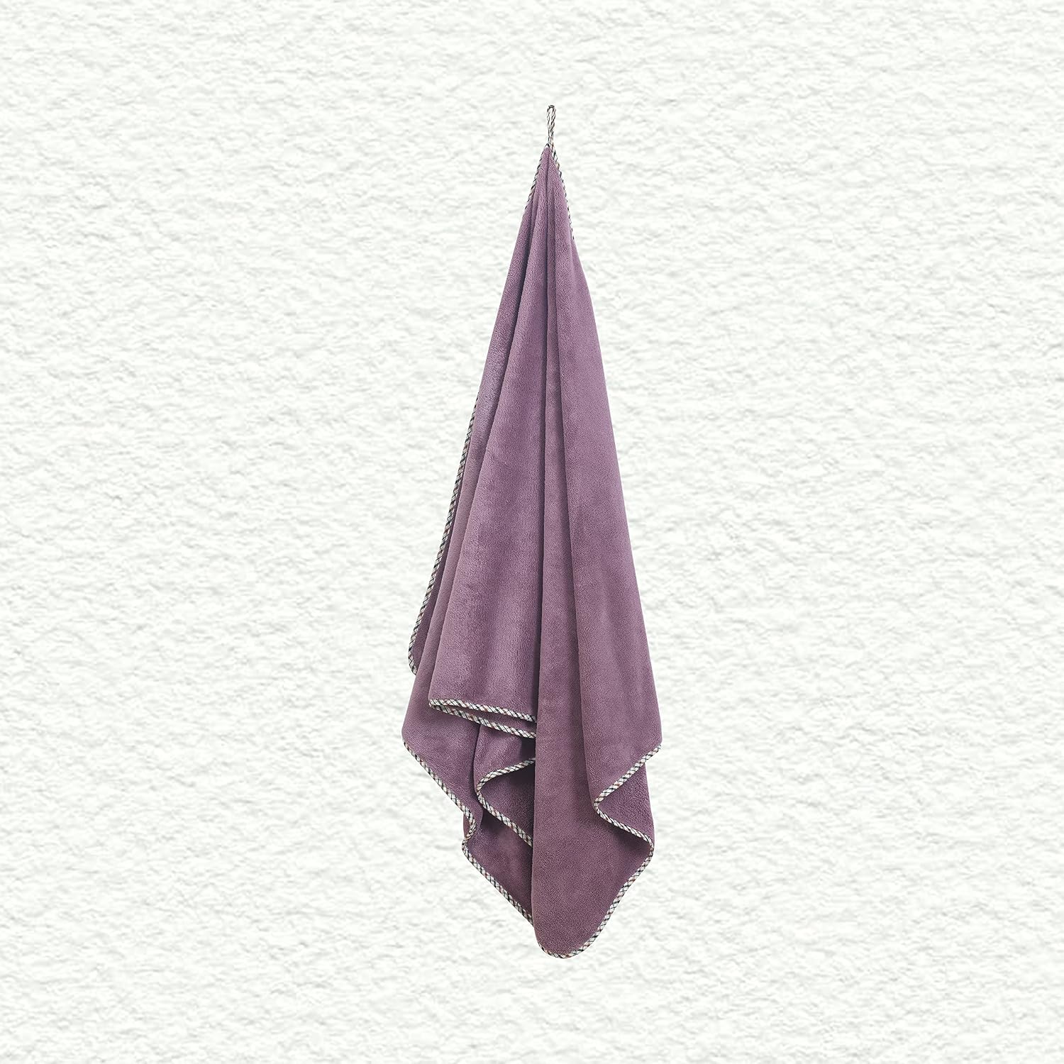 Spread Spain Microfiber Bath Towel 1200 Gsm | Extra Soft Plush & High Absorbent Bath Towel For Men & Women - Olive & Fashion Fruit (Pack Of 2)