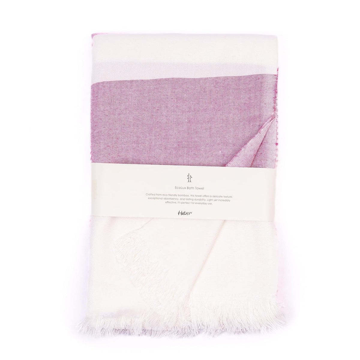 Haber 100% Bamboo Large Bath Towel 240 Gsm | Ultra Soft, Light Weight & Quick Dry Bath Towel For Travel, Gym, Beach, Pool & Yoga (Lalic)