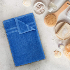 Welspun 100% Cotton Quick Dry Bath Towel 450 Gsm | High Absorbency Super Soft, Fast Drying Bath Towels (Navy Blue)