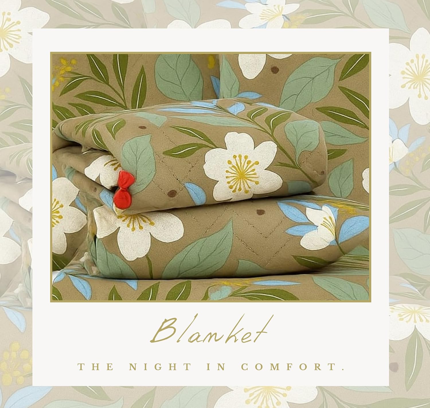 Bedding Set With 1 Pc Bedsheet, 2 Pc Cushion With Zip, 2 Pc Pillow Covers | 90 X 100 Inches, Light Green & White - Soft, Breathable, & Lightweight For All-Season Comfort