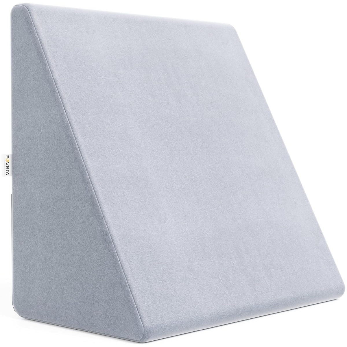 Wedge Pillows, Orthopedic Memory Foam Back Support For Bed, Grey, Medium Size - 18 L X 17.5 W X 11 H Inch | Wedge Cushion, For Acid Reflux, Snoring, Gerd, Leg Elevation, Removable Cover