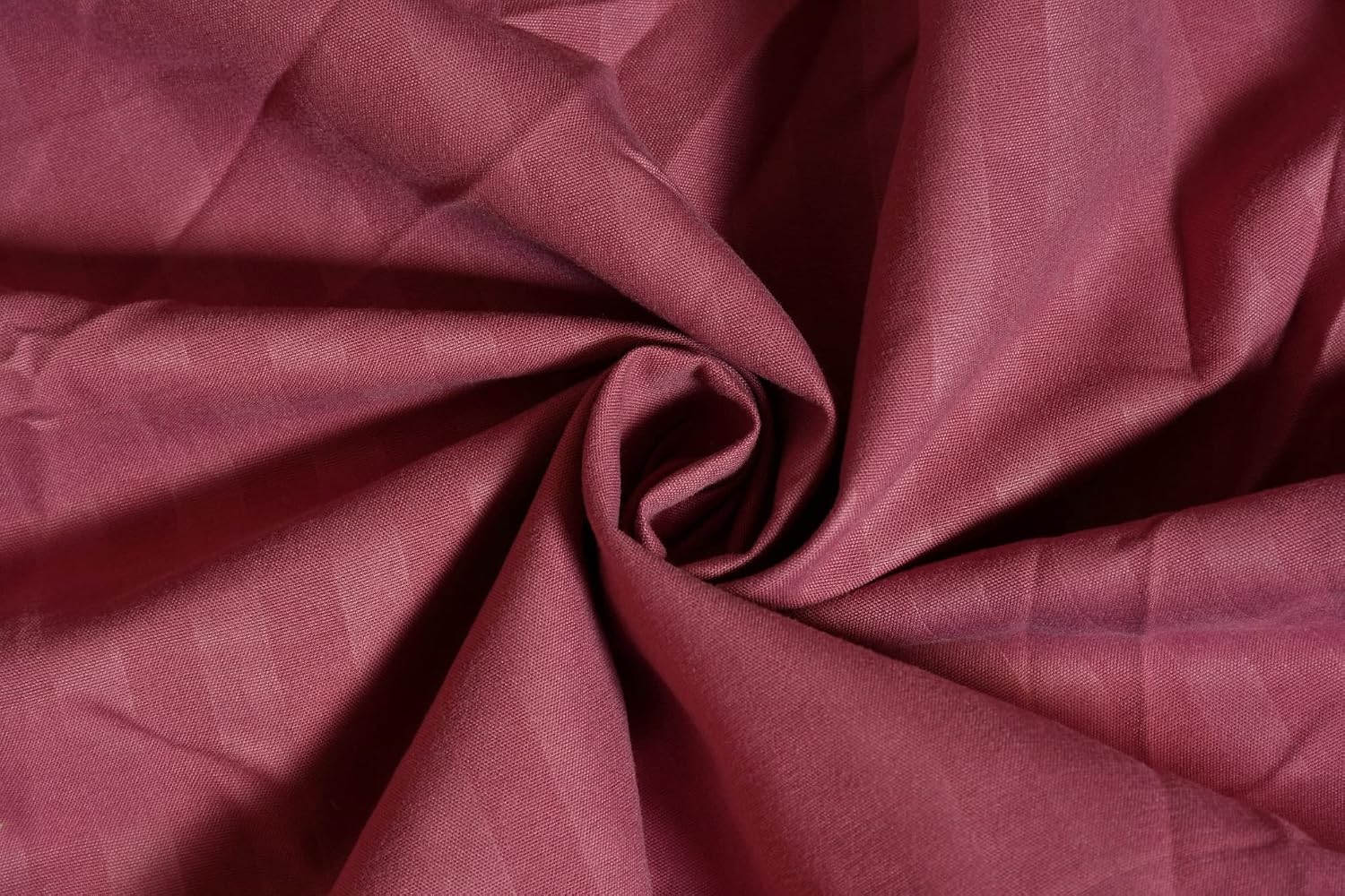 Stripe Glace Cotton 1 Double Bedsheet With 2 Pillow Cover - 91 X 90 Inches, Pink | Fade Resistant & Durable Breathable & Wrinkle Free Bed Sheet