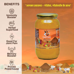 100% Pure Desi Cow'S A2 Bilona Ghee By Govrati | Vedic Bilona Method Grassfed Cultured Desi Cow Ghee For Immunity Booster | (1 Litr) 33.8 Ounce | Jar Pack