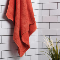 Spaces Colorfas 100% Cotton Bath Towel 500 Gsm (Red)