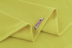 Casa Copenhagen Egyptian Cotton Waffle 1 Pcs Large Bath Towel 500 Gsm (Lime Green)