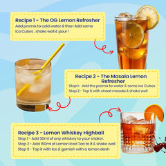 Guppy Moms Lemon Iced Tea Powder - 200gm, 7.05 Ounce | Aromatic, Healthy & Easy To Prepare - Sugar Free & Refreshing Summer Drink | Caffeine Free