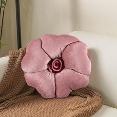 Rose Shape Pillow, Soft Cushion Pillow For Car & Room Decoration, Rose Pink - 13 Inches | Decorative Plushie Cushions For Sofa & Bed, Head Rest Pillow, Multipurpose Use - Pack Of 2
