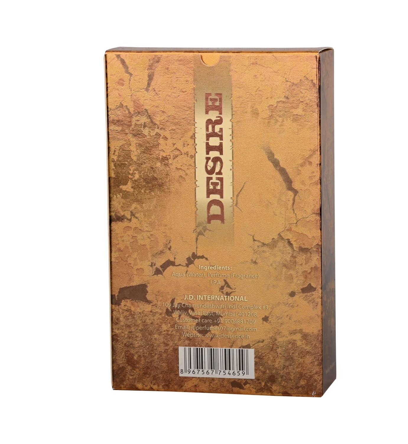 JD International Desire Apparel Unisex Perfume With Long Lasting Fragrance - 30ml, 1.02 Fl.oz. | Unisex Perfume
