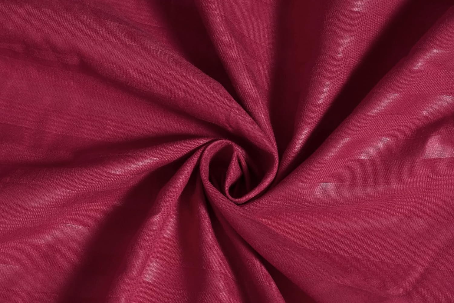 Glace Cotton Single Bedsheet With 1 Pillow Cover (89 X 57 Inches, Maroon) | Long Lasting Durability & Comfort For Your Living Space