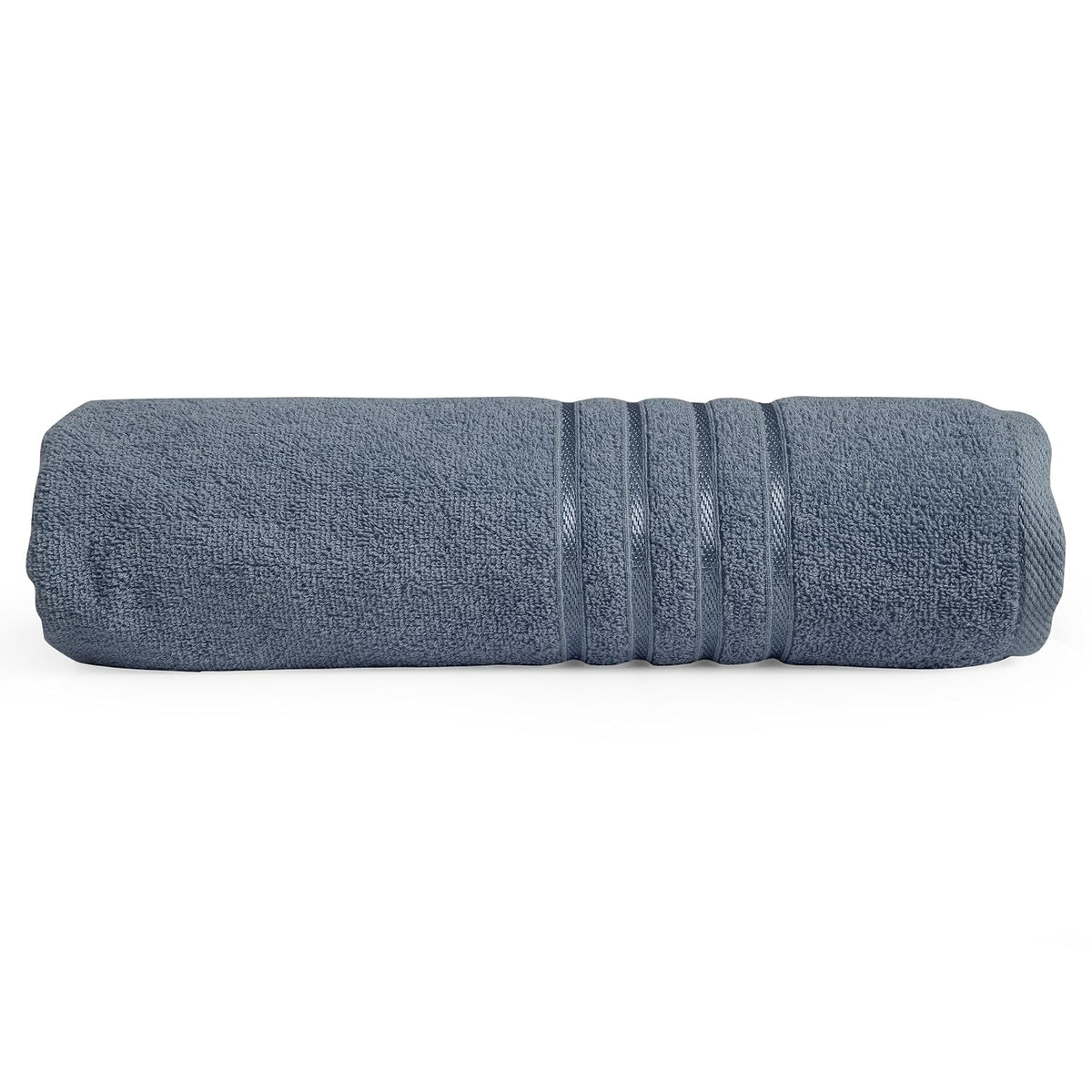 Cross Wave Exim Cotton Bath Towel 450 Gsm | Ultra Soft & Absorbent Towel (Grey)