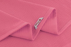 Casa Copenhagen Egyptian Cotton Waffle 1 Pcs Large Bath Towel 500 Gsm (Pink)