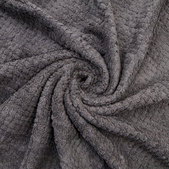 Linear Microfibre Towel 300 Gsm | Soft & Absorbent Microfiber Bath Towel Large Size For Men, Women (Grey)