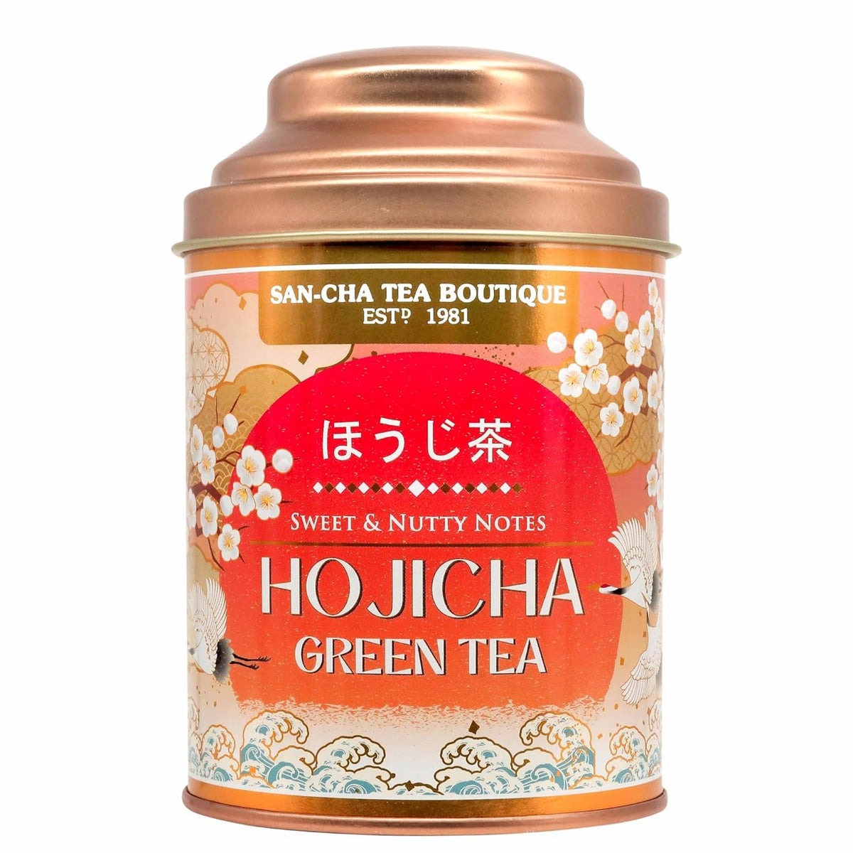 San-Cha Hojicha Green Tea - 50gm, 1.7 Ounce | Sweet & Nutty Notes - Rich In Antioxidants | Low Bitterness, Low Caffeine