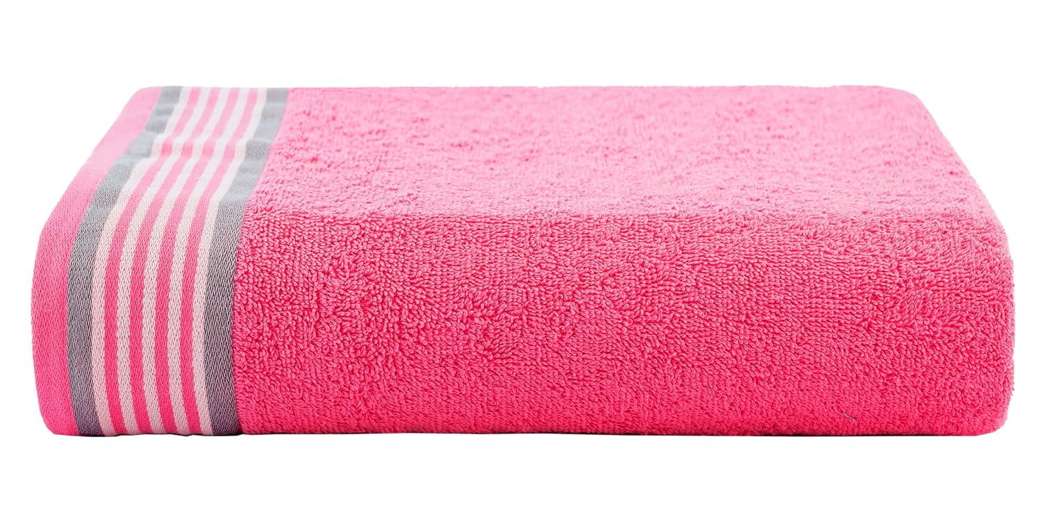 Casa Copenhagen Germany Design 2 Bath + 2 Hand & 2 Washcloths Towels 1800 Gsm | He & She Super Soft Collection 100% Cotton 6 Piece Towel Set - Grey Violet & Dusty Pink
