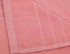 Blissful Creations 100% Cotton Bath Towels 450 Gsm | Soft & Absorbent Bath Towel For Men & Women - Urban Comfort (Peach)
