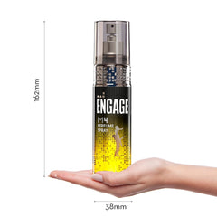 Engage M4 Perfume Spray For Men 120ml 4 Fl.oz. & Man Deodorant  Rush , 150ml 5 Fl.oz.