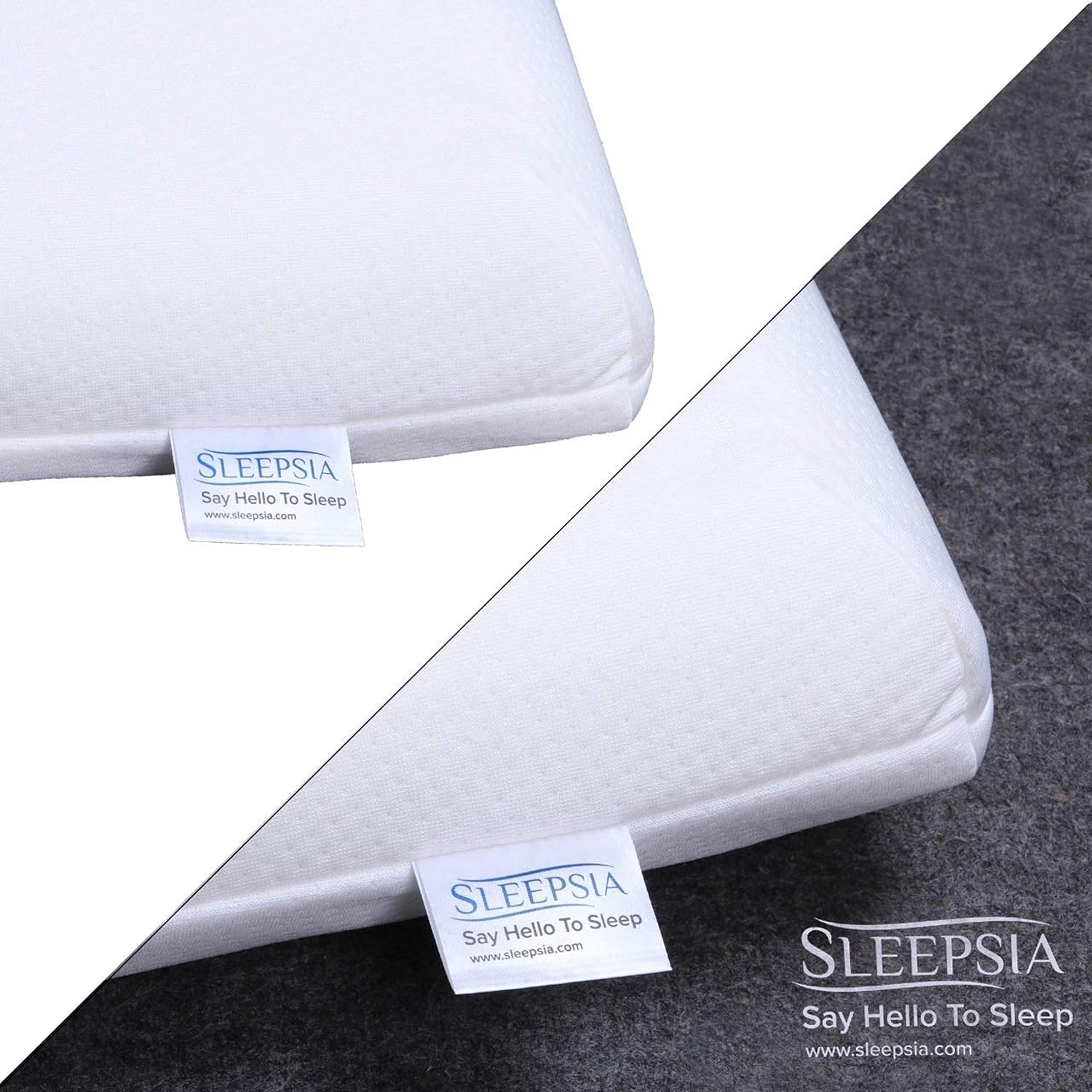 Memory Foam Pillow, Best Pillow For Neck & Shoulder Pain, White - 23 X 13 X 4 Inch | Pillow For Back, Stomach, Side Sleepers, Washable Cover | Orthopedic Pillow For Sleeping - Pack Of 1