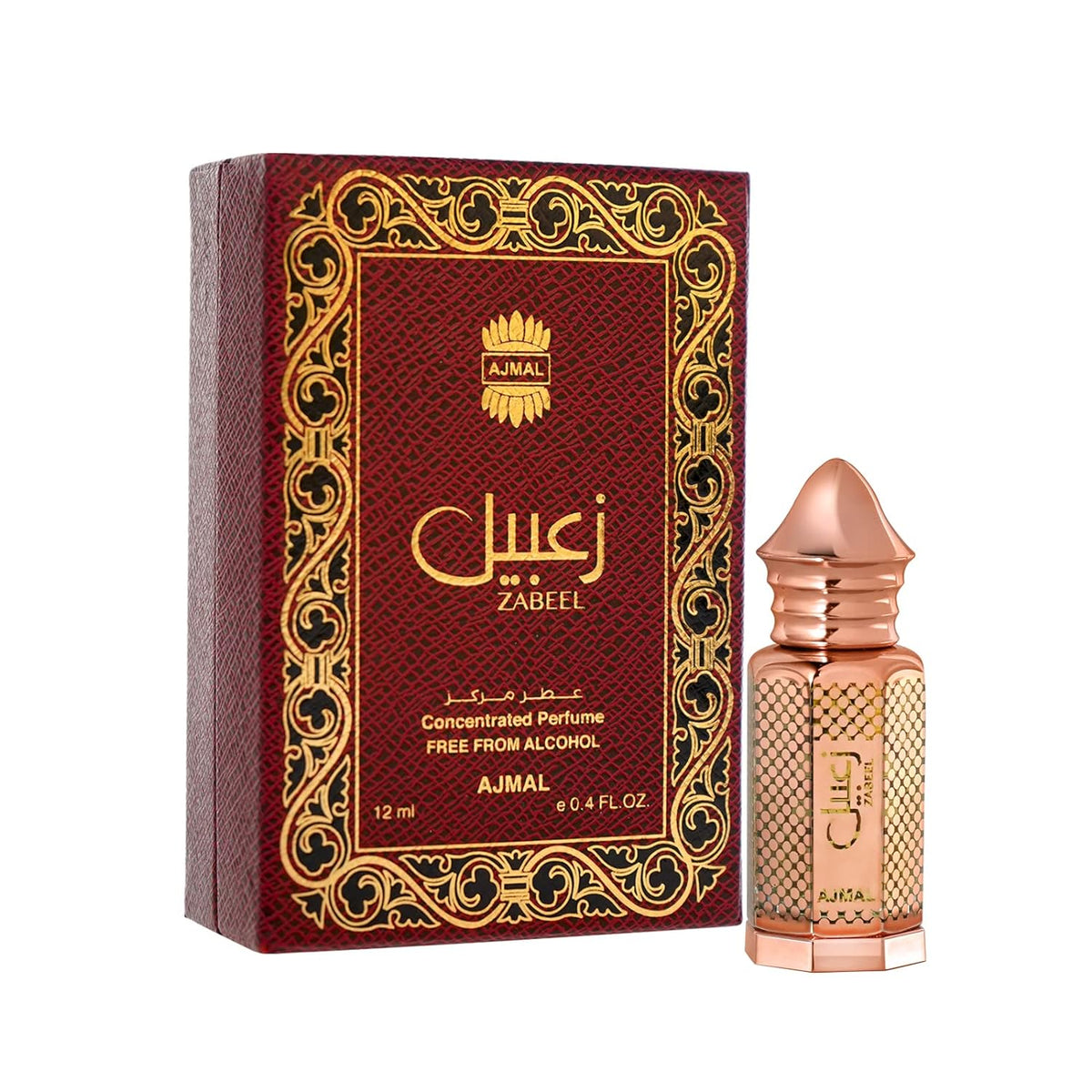 Ajmal Zabeel Concentrated Oriental Perfumes Free From Alcohol 12ml 0.4 Fl.oz. Gift For Man And Women