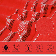 Liberty Towels Zero Twist Cotton Bath Towel 500 Gsm | Ultra Soft, Everyday Luxury Bath Towel (Coral)