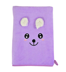 Hovent Microfiber Baby Bath Towel 400 Gsm | Large Size Super Absorbent Quality Baby Bath Towel (Lavender)