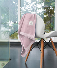 Doctor Towels World'S First Banana Terry Bath Towel 500 Gsm | Australian Formulated Antibacterial-Treated, Dual-Side For Face & Body, High Absorbent, Odor Free, Super Soft (Barely Pink)