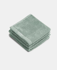 Jockey T301 Men'S Cotton Terry Ultrasoft & Durable Solid Face Towel 600 Gsm (Pack Of 3) - Sage
