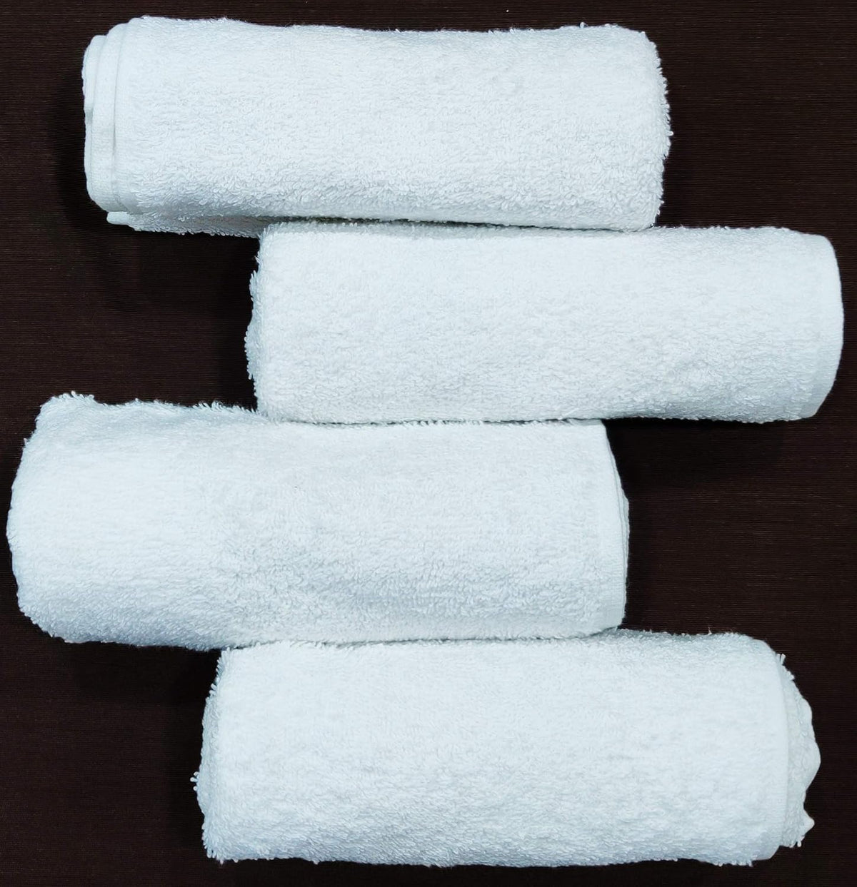 Bombay Dyeing Tulip 100% Soft Cotton Hand Towels 1200 Gsm (White) - Set Of 6