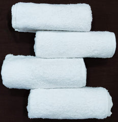 Bombay Dyeing Tulip 100% Soft Cotton Hand Towels 1200 Gsm (White) - Set Of 6